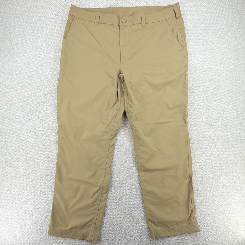 Duluth Armachillo Chino Pants Mens 40x30 Elmwood Khaki Stretch Standard Fit